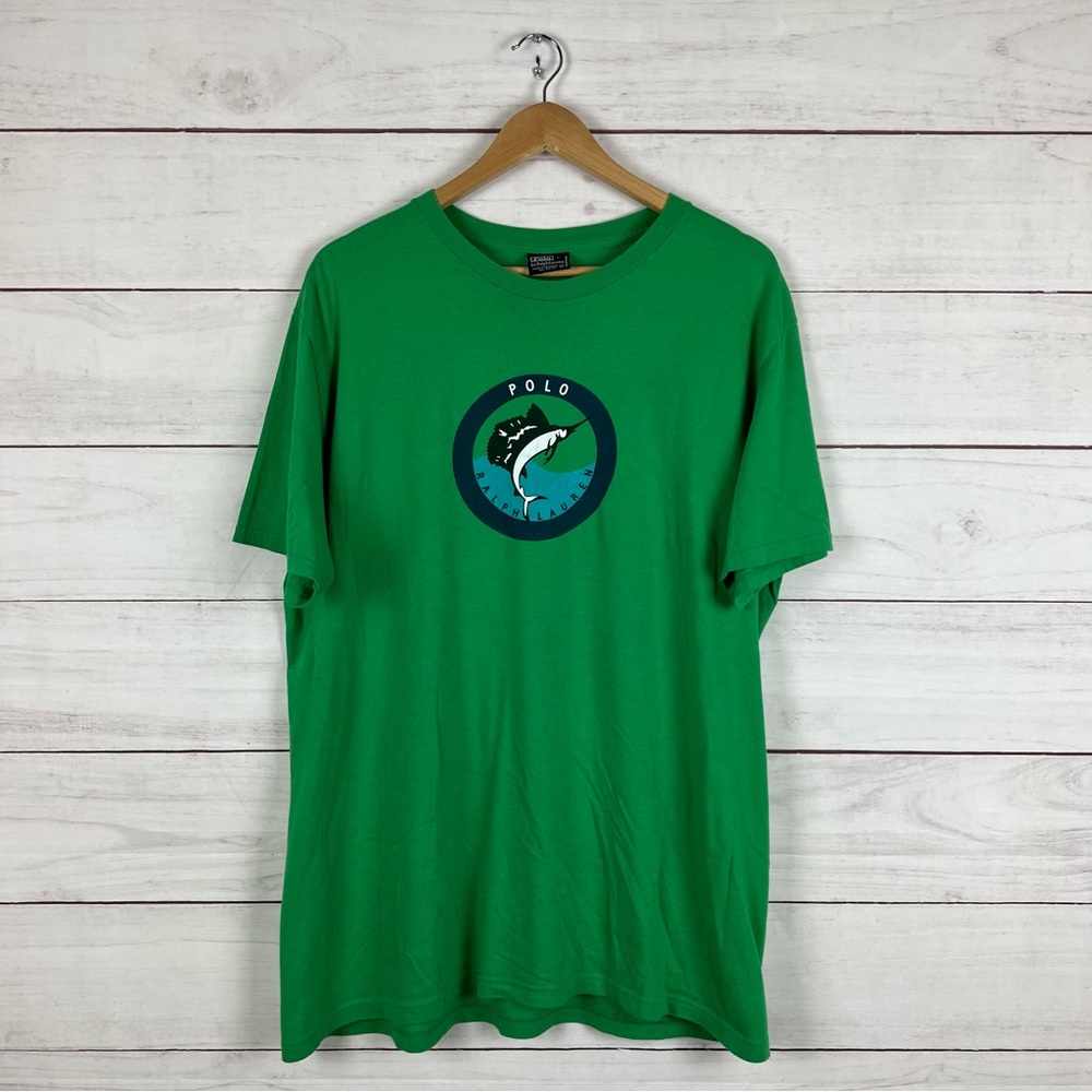 Vintage RARE Ralph Lauren Marlin T-Shirt Large